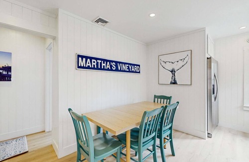 Oak Bluffs Condo | Modern Downtown OB Condo, Stroll to Ferry & Beach