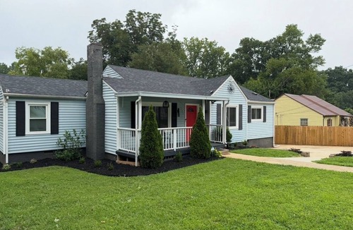 High Point House | Modern High Point Retreat - Private Gym, Game Room, Fire Pit, Fenced Yard