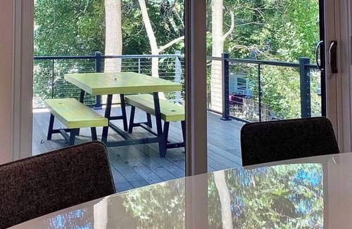 Beacon House | Modern home w/creek view, steps to town & mountain