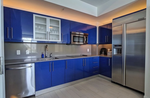 Central Beach Condo | Modern Luxury Beach Hotel Large 2 Bedroom with Views + 4 Private Balconies