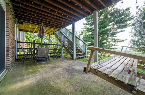 Dellslow House | Morgantown Stay Near Trails, Deck & Fire Pit