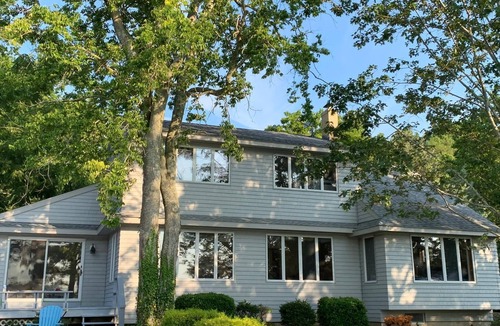Weirwood House | Nassawadox Creek Waterfront Home with Private Pool