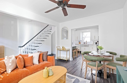 The Heights House | NEW! 3 Bed/1 Bath House with Private Patio Minutes from NYC!