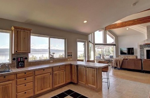 Bigfork House | New! Flathead Lake Views | Cherry Orchard | Walk to Lake | Two Living Spaces