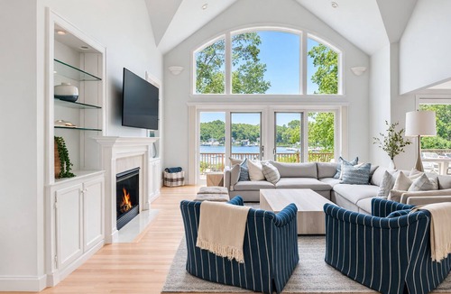 East Falmouth House | NEW Waterfront Luxury – Dock, Deck & Water Views