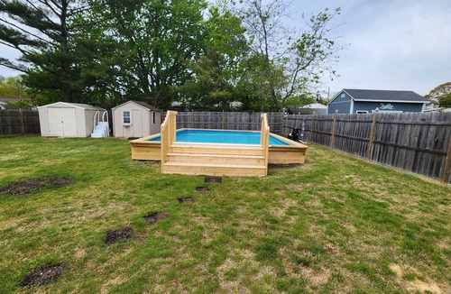 North Cape May House | Newly Renovated 2 bedroom, Swimming Pool, Hottub, Dog Friendly