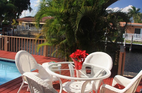 Coral Ridge Isles House | Nice Waterfont house, heated pool, deck, dock with ocean access, 3 Bed+3bath
