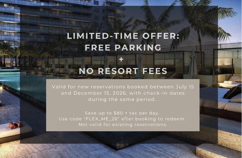 Hollywood South Central Beach Apartment | NO RESORT & PARKING FEES, CHECK DETAILS - HYDE BEACH HOUSE RESORT - MILLION APARTMENT 2bd 2ba, DIRECT OCEAN VIEW, 1 MIN FROM BEACH, 6 GUESTS