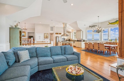 Ocean Hill House | Oceanfront 8BR Corolla retreat with pool, hot tub, and beach access.
