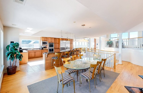 Pine Island House | Oceanfront Corolla w/Heated Pool, Hot Tub, Elevator, Rec Room & Theatre