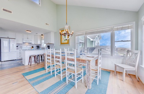 Rodanthe House | Oceanfront Dog Friendly Home in Waves w/Private Pool, Hot Tub, Tiki Bar, Grill