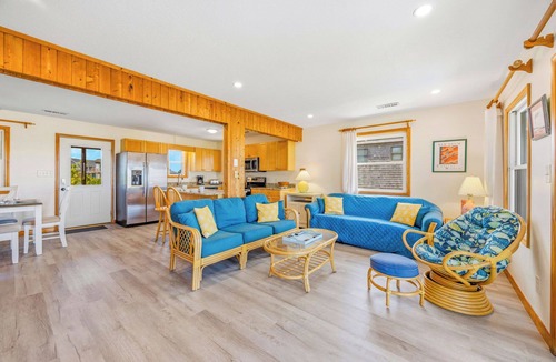 Avon House | Oceanfront Dog Friendly Home w/Saltwater Pool, Hot Tub, Cabana, and Tiki Bar