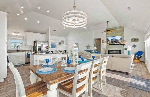 Avon House | Oceanfront - Dog Friendly, Pool, Hot tub, Game Room, Tiki Bar
