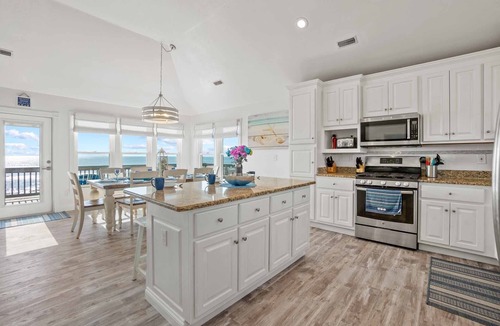 Avon House | Oceanfront - Dog Friendly, Pool, Hot tub, Game Room, Tiki Bar