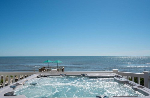 Ocean Hill House | Oceanfront Gem w Pool and Spas GameRm Dune Walkover