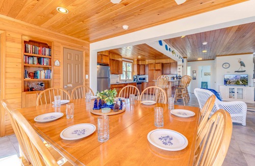 Avon House | Oceanfront Home with Private Beach Access, Wet Bar, Grill, and Smart TV