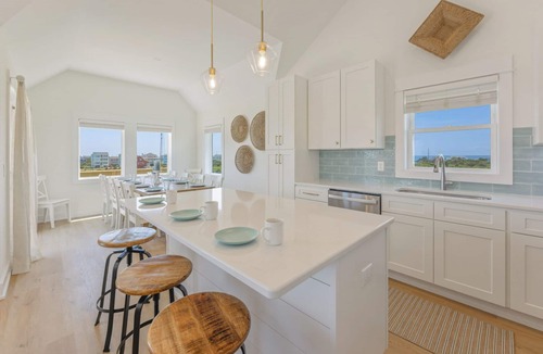 Rodanthe House | Oceanside Home in Rodanthe with Hot Tub, EV Charging, and Media Rooms