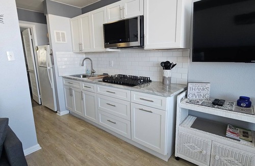 North Wildwood Condo | Oceanview 1 Bedroom Condo steps from the beach with pool!