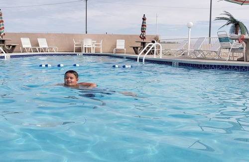North Wildwood Condo | Oceanview 1 Bedroom Condo steps from the beach with pool!