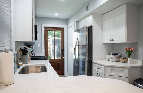 Old Town West House | Old Town Off Street Parking 98% Walk Score Fenced Yard Townhome