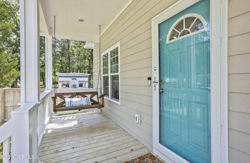 Ocean Isle Beach House | Only TWO MILES to the beach! Custom bungalow. Fenced-in yard!