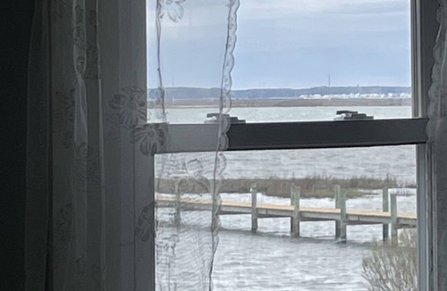 Chincoteague Cottage | Oysterhaven Cottage with partial Water views! New balcony! Close to Fairgrounds!