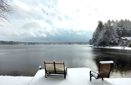 Gloversville House | PatriotsRest: Adirondack private waterfront with fishing/swimming/boat dock