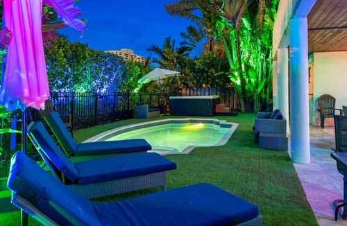 Miami Shores House | Perla (Short-term) · Waterfront Villa w Pool/Theatre!