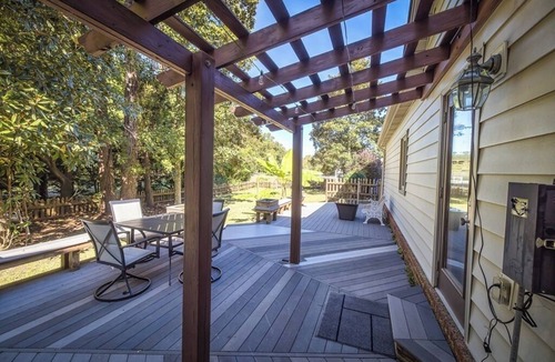 Wilmington Cottage | Pet Friendly Luxury Cottage near Wrightsville Beach w/Sauna, Backyard & EV Plug