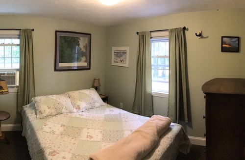 Eastham Cottage | Pond front with private beach rights, dock, rowboats and swim platform.
