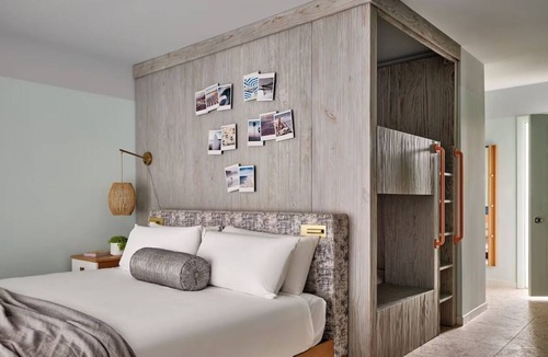 Bass River Hotel | Pool View King & Bunk Suite, Riviera Beach Resort, Kid-Friendly, Garden