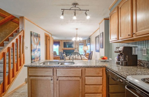 Edray Condo | Powderidge #14: 2 Bedrooms, 2.5 Bath: Slope Side, Wood Fireplace.