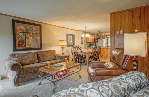 Edray Condo | Powderidge #14: 2 Bedrooms, 2.5 Bath: Slope Side, Wood Fireplace.