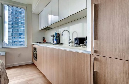 Hell's Kitchen Apartment | Private Fully Furnished 1BR | Washer & Dryer | Midtown West | by GLS