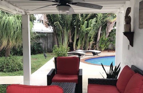 Coral Ridge Isles Apartment | Private guest room on the water.