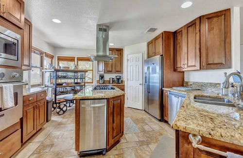 Fredericksburg House | Private Hilltop Farmhouse Incredible Views, Petting Zoo Animals & Hot Tub