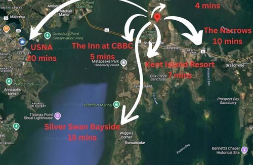 Stevensville House | Private | Near BayBridge | Wedding Venue Proximity