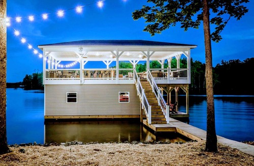 Mineral House | Private Paradise 2 Story Dock, Beach, Hot Tub