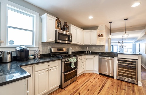 Historic District House | Private Patio at Historic Hanover House Across from USNA Gate 3