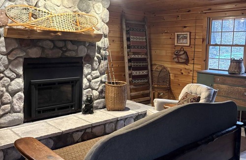 Potsdam Cabin | Private Riverfront Cabin with Waterfalls on the St. Regis River, New York