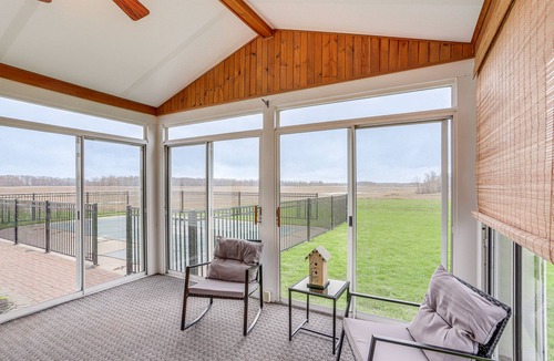 New Haven  Huron County House | Quiet Greenwich Home w/Pool + Screened Porch!