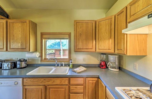 Trego House | Quiet Trego Resort Home w/Lake, Pavilion & Trails