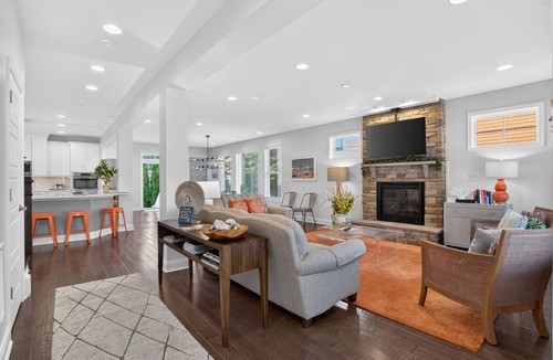 Dodds Addition House | Rehoboth Beach House Rec Room Parking Patio