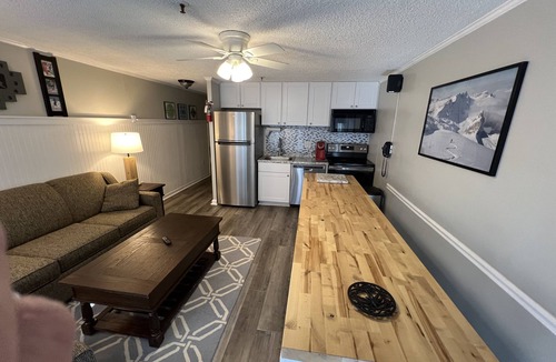 Edray Condo | REMODELED! Mountain Lodge 325 Ski In/Out Condo, Steps to Ballhooter & Village.