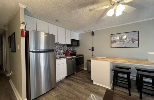 Edray Condo | REMODELED! Mountain Lodge 325 Ski In/Out Condo, Steps to Ballhooter & Village.