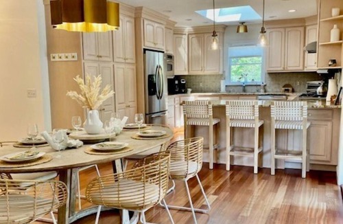 Lagoon Heights House | Retreat to Martha's Vineyard with a Private Pool & Outdoor Living in Oak Bluffs
