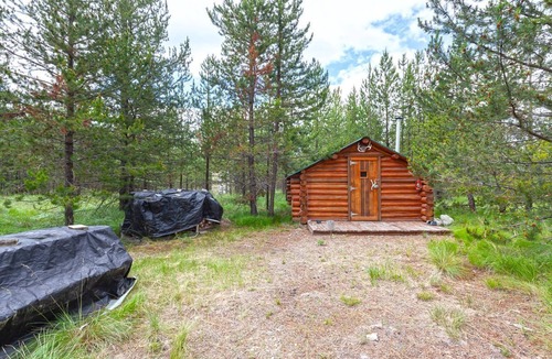 Marion Cabin | Retreat to our cozy cabin nestled in a private hideaway. Solar lights & shower