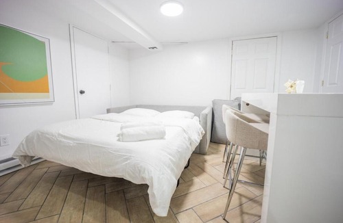 New Rochelle Apartment | Retro 2 bedroom basement APT with free street parking