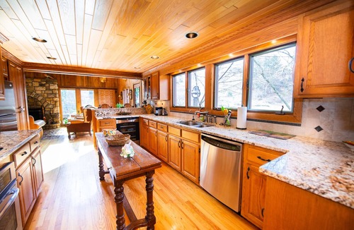 Sugar Grove Cabin | River Ranch Farm Stay with Petting Zoo Ziplines
