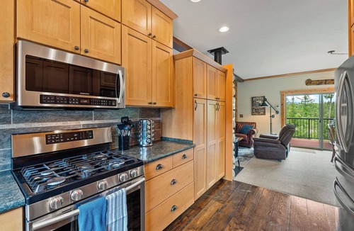 Whitefish Cabin | Riverfront Cabin, Hot Tub, Mountain Views